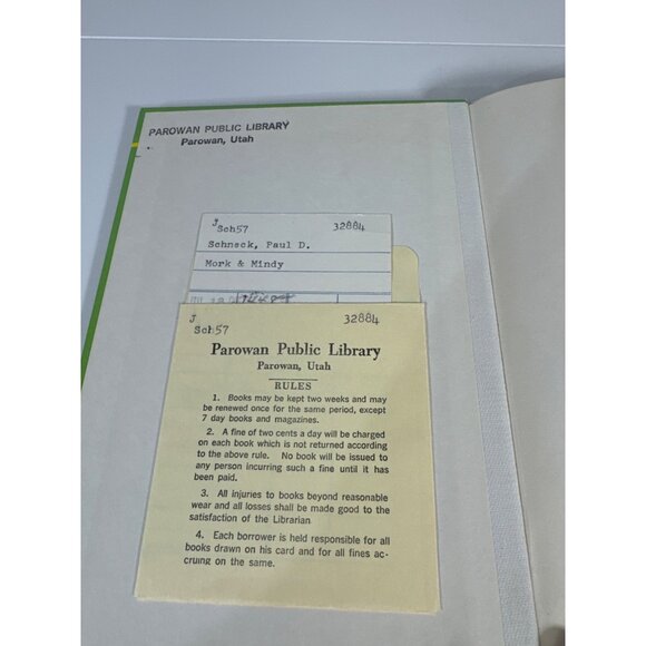 Mork and Mindy TV and Movie Tie Ins Creative Education Ex Libris - Picture 3 of 4